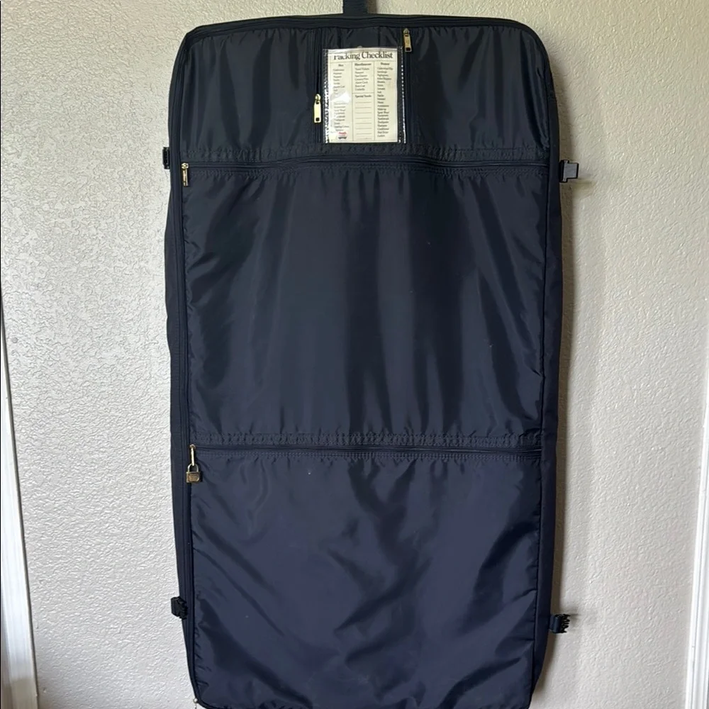 American Tourister Navy Luggage Bag with Durable Design